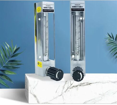 Pagoda hose connected glass rotor flowmeter DK800 10F304 stainless steel float adjustable water oxygen(5-45L min 8mm) in Kuwait