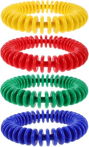 Abaodam 4pcs Colorful Swim Rings, Pool Diving Soft Plastic Underwater Training Rings for Safe Swimming Practice and Summer Water Games in Kuwait