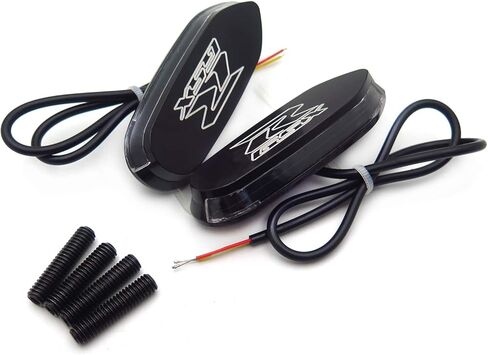 Led العنبر إشارة مرآة كتلة قبالة قاعدة لوحة متوافق مع Suzuk Gsxr 600 750 1000 2006-2008 in Kuwait