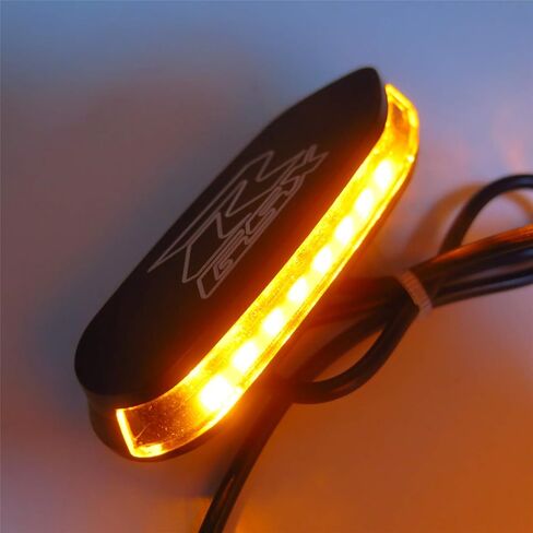 Led العنبر إشارة مرآة كتلة قبالة قاعدة لوحة متوافق مع Suzuk Gsxr 600 750 1000 2006-2008 in Kuwait