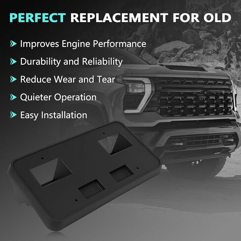 Front Bumper License Plate Bracket fits Silverado 2500/3500 HD 2024 2025 2026, Frame Tag Mounting Bracket Holder Replaces GM1068256, 196743304472, 85650573 in Saudi Arabia