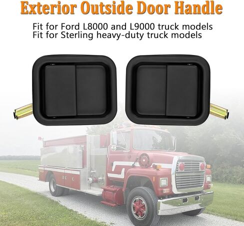 F4HT8022401AA Left and Right Outside Exterior Door Handles Compatible with Ford L8000 L9000 Models Compatible with Sterling Heavy-Duty Truck Models Replace# F1HZ8022404A F4HZ8022404A in Saudi Arabia