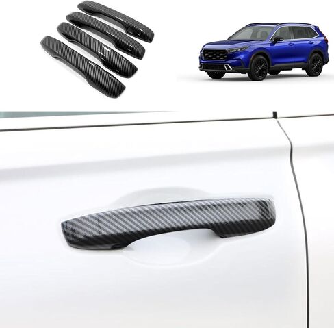 Car Accessories Compatible with Honda New CRV CR-V 2023 2024 2025 2026Door Handle Cover Trim Frame Molding Stickers ABS 4PCS(Glossy Black Style) in Kuwait
