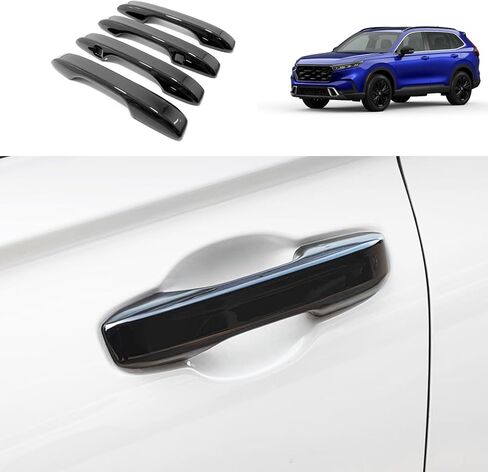 Car Accessories Compatible with Honda New CRV CR-V 2023 2024 2025 2026Door Handle Cover Trim Frame Molding Stickers ABS 4PCS(Glossy Black Style) in Saudi Arabia
