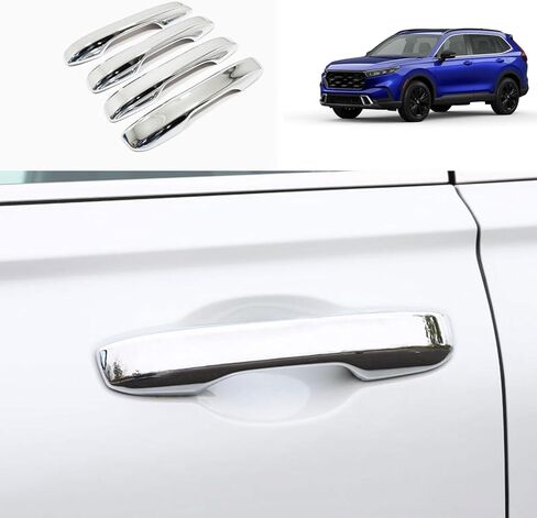 Car Accessories Compatible with Honda New CRV CR-V 2023 2024 2025 2026Door Handle Cover Trim Frame Molding Stickers ABS 4PCS(Glossy Black Style) in Saudi Arabia