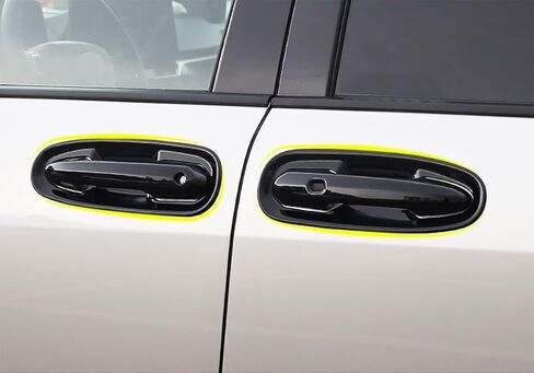 Exterior Door Handle and Bowl Cover Trims Compatible with Toyota Sienna 2026 2025 2024-2021, ABS Protector Decoration Car Accessories, 8PCS, Carbon Fiber Pattern in Kuwait