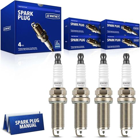 JC Whitney JFBAJCWSP00167 4pcs Iridium Spark Plugs - Compatible with Subaru Forester 2014-2018, WRX 2015-2020 - 2.0L Cyl.4 in Kuwait