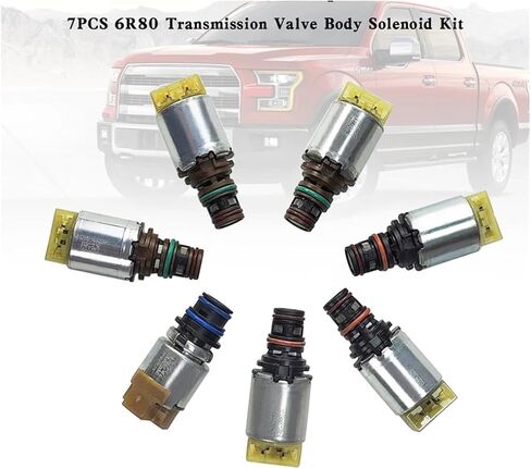 7PCS 6R80 Transmission Valve Body Solenoid Kit Compatible For Ford F-150/Expedition in Saudi Arabia