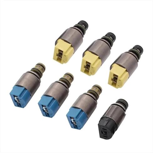 7 PCS 1068298044 Solenoid Kit Transmission Solenoid Valve Compatible For BMW 128i X5 X3 X4 Z4 /Audi S4 S8 A4 A6 A8 Q7 /Jaguar 6HP19 6HP26 new in Saudi Arabia