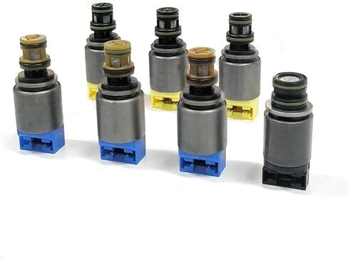 7 PCS 1068298044 Solenoid Kit Transmission Solenoid Valve Compatible For BMW 128i X5 X3 X4 Z4 /Audi S4 S8 A4 A6 A8 Q7 /Jaguar 6HP19 6HP26 new in Saudi Arabia