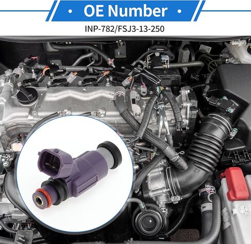 1 Pc Fuel Injector for Mazda Protege 2.0 2001-2003 Flow Match Purple Fuel Nozzle in Saudi Arabia