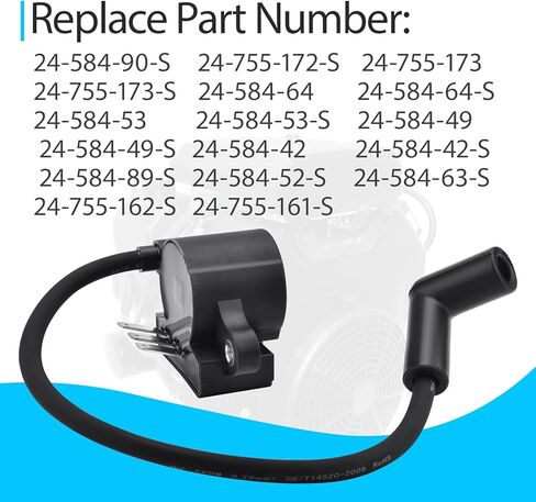 ملف الإشعال DSAI متوافق مع محرك Kohler CH740 CV740 SV735 SV740 GT1554 استبدال 24-755-172-S 24-755-173-S 24-584-90-S in Kuwait