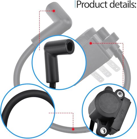 ملف الإشعال DSAI متوافق مع محرك Kohler CH740 CV740 SV735 SV740 GT1554 استبدال 24-755-172-S 24-755-173-S 24-584-90-S in Kuwait