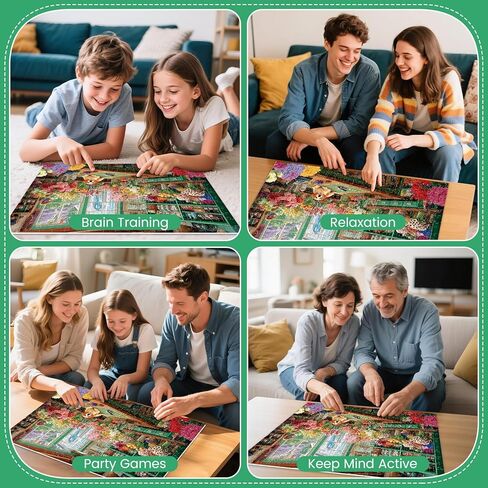 300 Piece Puzzles for Adults,Flower Arranger's Shed Puzzle for Adults Kids Seniors,Unique Fun Jigsaw Puzzle with Letters on Back Dust-Free,Challenging Family Activity Games Gifts for Family,20.5*15 In in Saudi Arabia