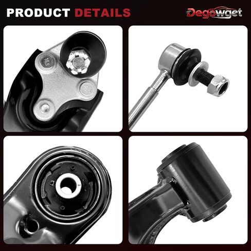 Front Lower Control Arm Suspension kit K620587 Compatible With 2006-2018 Toyota RAV4 Sway Bar Link with Ball Joint Replaces K750043 K750257 12PCS in Saudi Arabia
