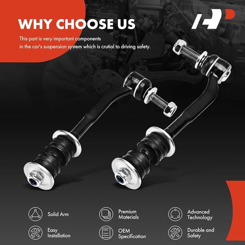 A-Premium 2 x Front Sway Bar Links Stabilizer Bar Links, Compatible with Dodge Durango 2004-2009 & Chrysler Aspen 2007-2009 in Kuwait