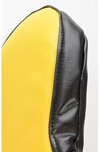 JEGS Pro High Back Vinyl Seat Cover | Yellow With Black Trim | Cover Only, Seat Available Separately | Snap-On Installation |15.5 Inch Hip Width in Saudi Arabia