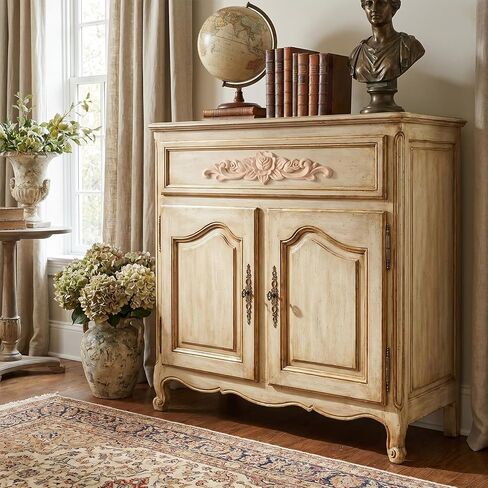 Amabro 5Pcs Wood Appliques Onlays Decorative Carved Furniture Applique for Cabinets Doors Wardrobe Unpainted DIY Wooden Rose Pattern Vintage Home Decor 7.87x1.97in in Saudi Arabia