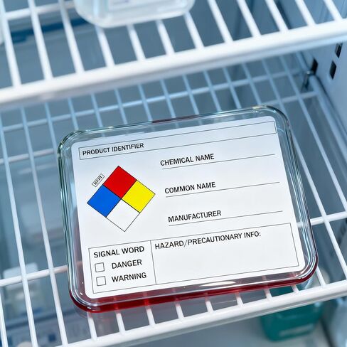 2 X 3 Inches SDS Stickers/MSDS Stickers for Chemical Safty Data - Chemical Identifying and Labeling Sticker Decals - HIMG Write-in Labels 250pcs in Kuwait