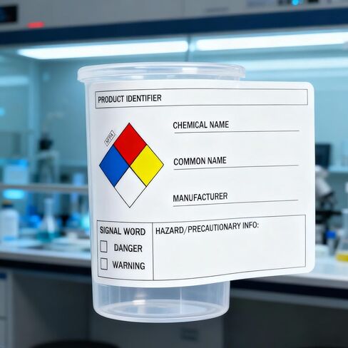 2 X 3 Inches SDS Stickers/MSDS Stickers for Chemical Safty Data - Chemical Identifying and Labeling Sticker Decals - HIMG Write-in Labels 250pcs in Kuwait