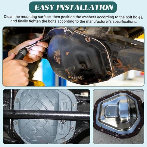 D060 Differential Cover Gasket, Steel Core Rubber Coating Differential Cover Gasket, Compatible with Jeep Ford GMC Axle Dana 60 50 70 in Saudi Arabia