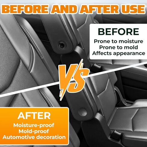 2PCS Armrest Cap Cover,for 07-19 Chevy Tahoe Suburban Cadillac Escalade Yukon Seat Parts,Replaces #15279689 Rear Bucket Seats Arm Rest Handle Trim Bolt (Black) in Saudi Arabia