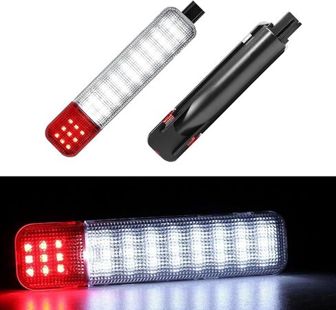 2 PCS Car Door Panel Lights, LED Interior Courtesy Light, No Delay Safety Warning Reflector Lamp Assembly, Compatible with Chevy Silverado Saaban Tahoe Avalanche Yukon Escalade Hummer (White) in Saudi Arabia