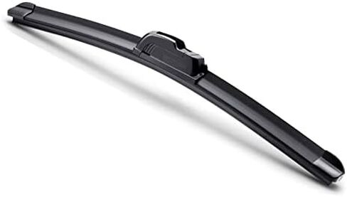 ICBEAMER 15" (381mm) OEM Quality Premium Rear U or J Hook Bracketness Automotive Windshield Wiper Blade for Original Equipment Replacement, Superior Visibility, Durable Rubber, Easy Installation in Saudi Arabia
