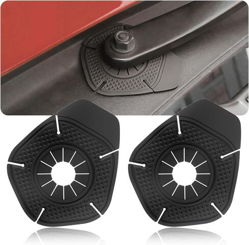 2PCS Silicone Wiper Pivot Guards,Anti-Leaf & Anti-Clogging Windshield Wiper Covers for Protection & Decoration,Universal Wipers Arm Hole Protective Covers Car Exterior Accessories in Kuwait