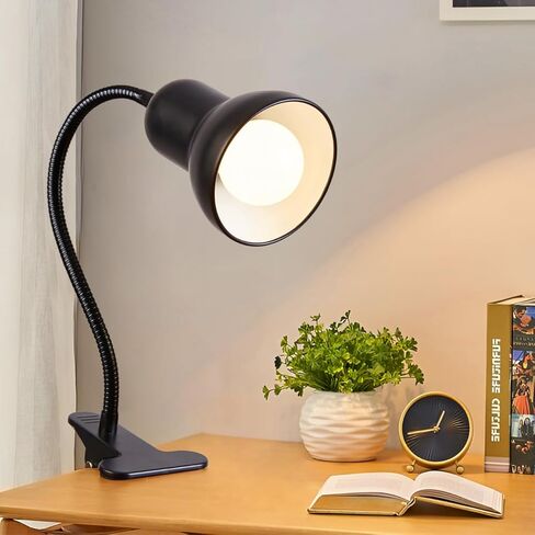 Clip on Desk Lamp, 360° Rotating Ggooseneck Lamp, Ring Light, Revolutionary Eye-Caring Desk Lamp, Portable Clip-On Reading Light for Bedroom and Office, Study Clamp - The Ideal Home Lighting Solution in Kuwait