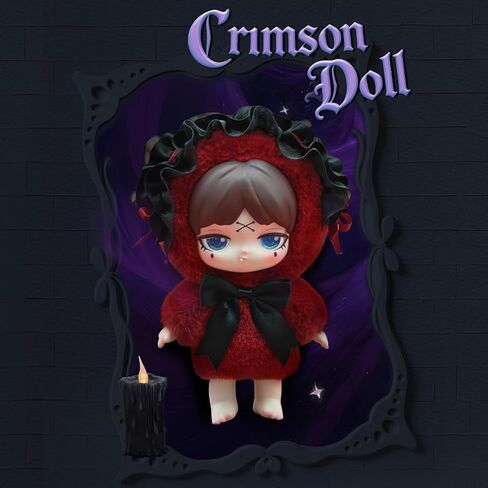 52TOYS Lilith Forbidden Covenant Series Blind Box Stuffed Animal Plush Toy with Soft and Adorable Design, 1PC Perfect for Cuddling, Display, and Unique Posing, Ideal Gift for Panda Enthusiasts in Kuwait