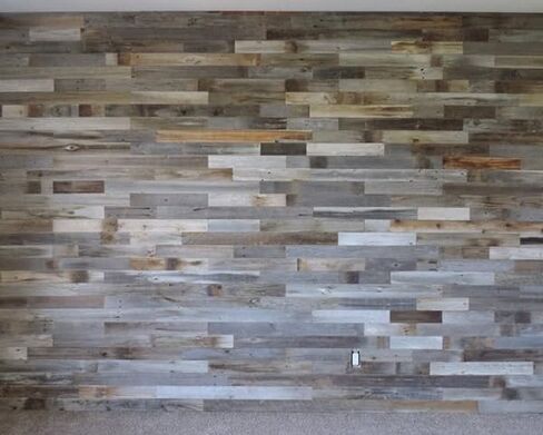 Rustic Revival | Barnwood Planks for Accent Wall, Easy Nail-up Real Wood wall Planks for Rustic Panel Covering | 100% Authentic Reclaimed Weathered Wood (20 Square Feet) in Saudi Arabia