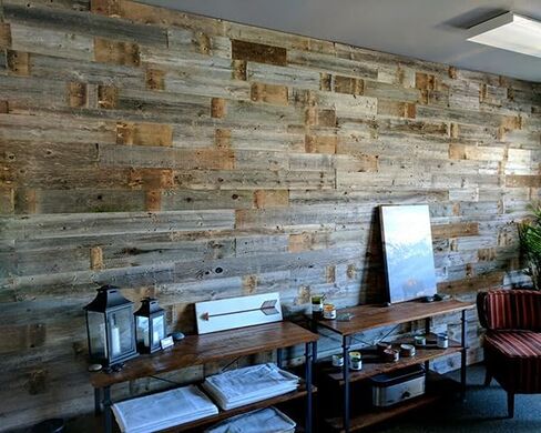 Rustic Revival | Barnwood Planks for Accent Wall, Easy Nail-up Real Wood wall Planks for Rustic Panel Covering | 100% Authentic Reclaimed Weathered Wood (20 Square Feet) in Saudi Arabia