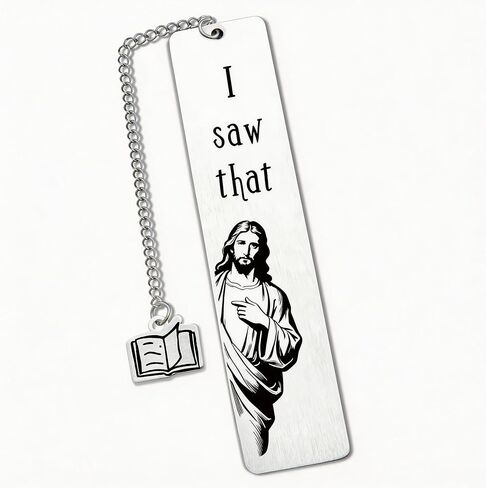 Jesus Gifts Bookmark for Women, Best Friend Gifts for Women, Funny Book Lover Gifts for Friends Sister, Book Marks for Reading, Christmas Birthday Funny Bookmarks for Women Men Made of Stainless Steel in Saudi Arabia
