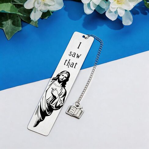 Jesus Gifts Bookmark for Women, Best Friend Gifts for Women, Funny Book Lover Gifts for Friends Sister, Book Marks for Reading, Christmas Birthday Funny Bookmarks for Women Men Made of Stainless Steel in Saudi Arabia