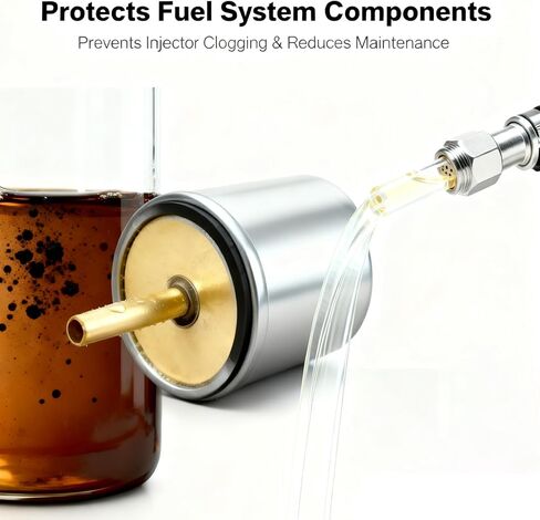 High Pressure Fuel Filter Fit for Yamaha 150-300 HP HPDI 2000-2014, Replaces 60V-24251-00-00 60V-24251-01-00 68F-24251-00-00, Corrosion-Resistant Housing in Saudi Arabia