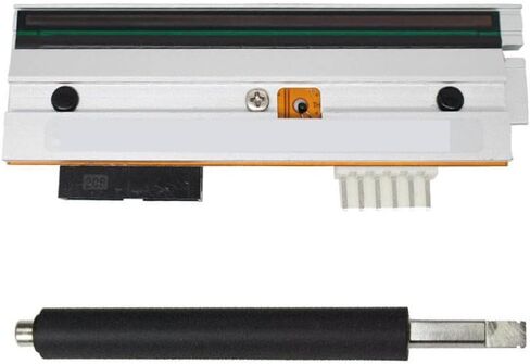 Thermal Printhead and Rubber Roller 20-2181-01 Compatible with Datamax I-4208 I4208 203dpi Barcode Label Printer in Saudi Arabia