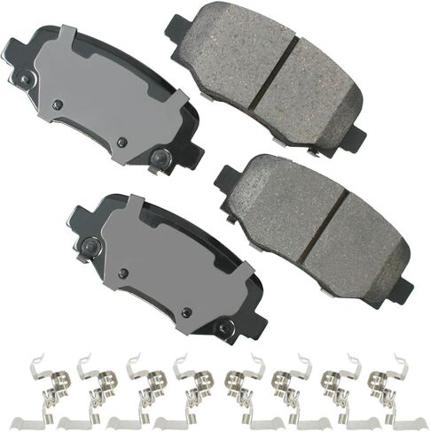 Akebono ACT1734 Ultra Premium Brake Pad Set, 1 Pack in Kuwait