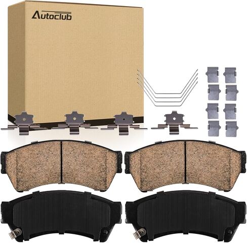 AUTOCLUB Brake Pads Front for 2006 2007 2008 2009 2010 2011 2012 Ford Fusion, for 2006 2007 2008 2009 2010 2011 2012 2013 Mazda 6, 2007 2008 2009 2010 2011 2012 Lincoln MKZ Brakes, Replacement 1164 in Saudi Arabia