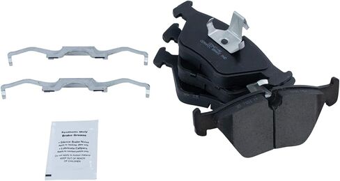 TRQ Front and Rear Brake Pad and Rotor Set Ceramic G Coated Vented Rotors Compatible with 2001-2003 BMW 525i 1997-2000 528i 1997 528i in Kuwait