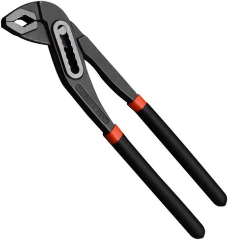 10-Inch Pump Pliers, Heavy-Duty Groove Joint Pliers, Carbon Steel Adjustable Wrench Style Grip, Anti-Rust Finish, Ergonomic Handle, Professional HARDEN Tool for Tight Gripping in Saudi Arabia