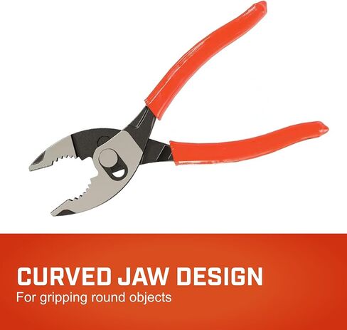 Crescent Z2 Dipped Handle Slip Joint Pliers - Plumbing, Home Improvement Hand Tool with Comfort Grip - 8" - HTZ28 in Kuwait
