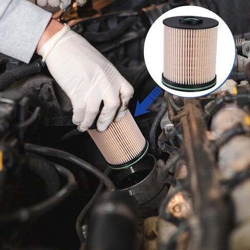 TP1015 Fuel Filter for 3.0L & 6.6L Duramax Diesel, Compatible with 2017-2026 Chevy Silverado 2500HD 3500HD GMC Sierra, 2014-2019 Cruze, Replaces 23304096 22937279 23456595 with Seal Kit in Saudi Arabia