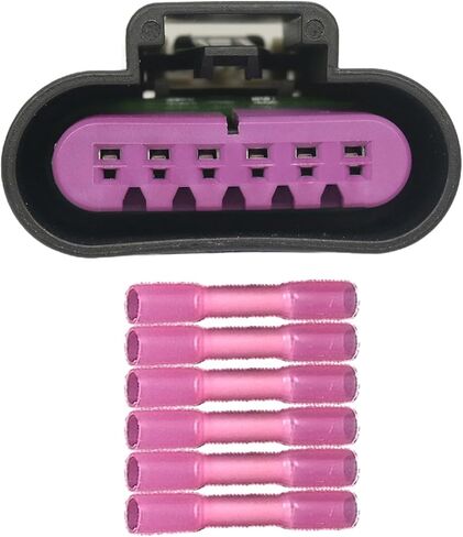Engine Control Module Connector Harness Pigtail Plug S-1479 1P1599 13584094 88988944 PT1558 Fit for Gmc Sierra 1500 Hd 2500 3500 06 | Fit for Chevrolet Silverado 1500 Hd 2500 3500 06, 6 Pin in Saudi Arabia