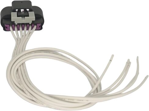 Engine Control Module Connector Harness Pigtail Plug S-1479 1P1599 13584094 88988944 PT1558 Fit for Gmc Sierra 1500 Hd 2500 3500 06 | Fit for Chevrolet Silverado 1500 Hd 2500 3500 06, 6 Pin in Saudi Arabia
