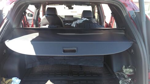Powerty Retractable Cargo Cover for 2023-2026 Honda CRV(with Storage Net), for CR-V Accessories(Include Hybrid) Trunk Cover Shield Shade Privacy Screen(Canvas Texture) in Kuwait