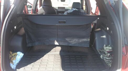 Powerty Retractable Cargo Cover for 2023-2026 Honda CRV(with Storage Net), for CR-V Accessories(Include Hybrid) Trunk Cover Shield Shade Privacy Screen(Canvas Texture) in Kuwait