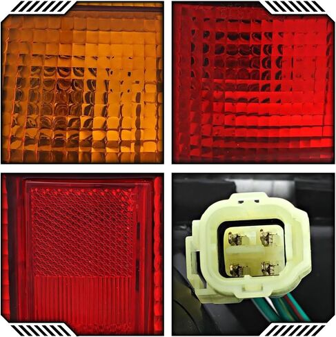 EPIC LIGHTING Halogen Replacement Spec Tail Lights Compatible with TOYOTA 93-95 4RUNNER [ TO2800117 TO2801117 8156035190 8155035190 ] Pair in Saudi Arabia