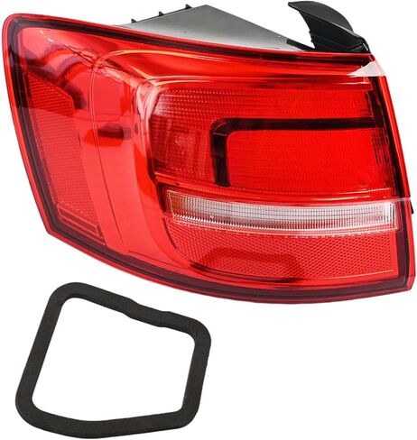 ضوء خلفي هالوجين خارجي لجانب الركاب الأيمن الخلفي بدون لمبة متوافق مع Volkswagen VW Jetta MK6 2015 2016 2017 2018 مصباح الضوء الخلفي للفرامل يستبدل 5C6945096H (الخلفي الأيمن الخارجي) in Kuwait