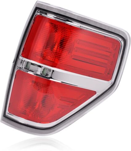 LQI Rear Right Tail Lights Assembly Compatible with Ford F150 2009-2014 Rear Tail Lights Assembly Brake Lamps 1PC Luces traseras, Clear Lens Chrome Housing, FO2818143 FO2819148 in Kuwait